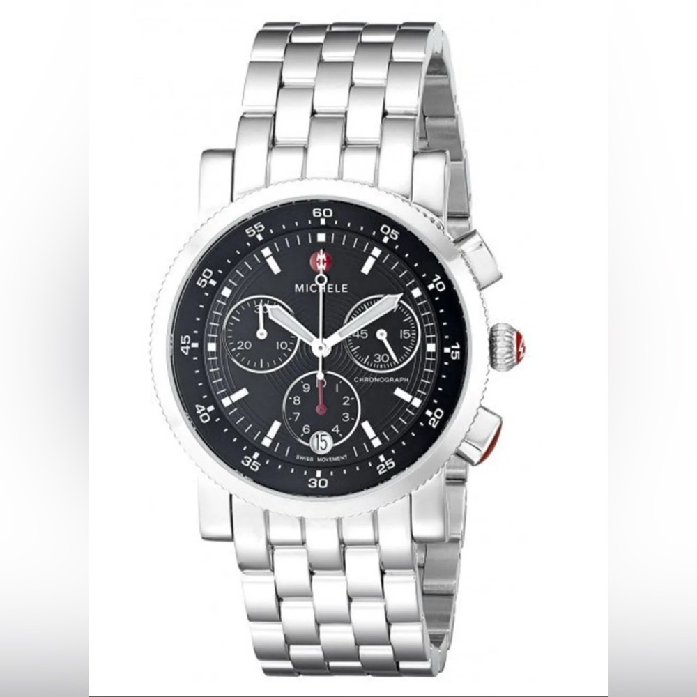 Michele Sport Sail Black Dial Chronograph